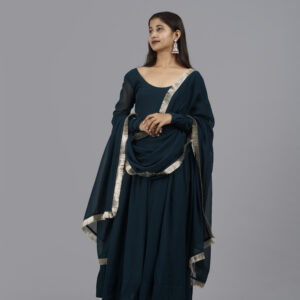 Serene Teal Green Suit Set