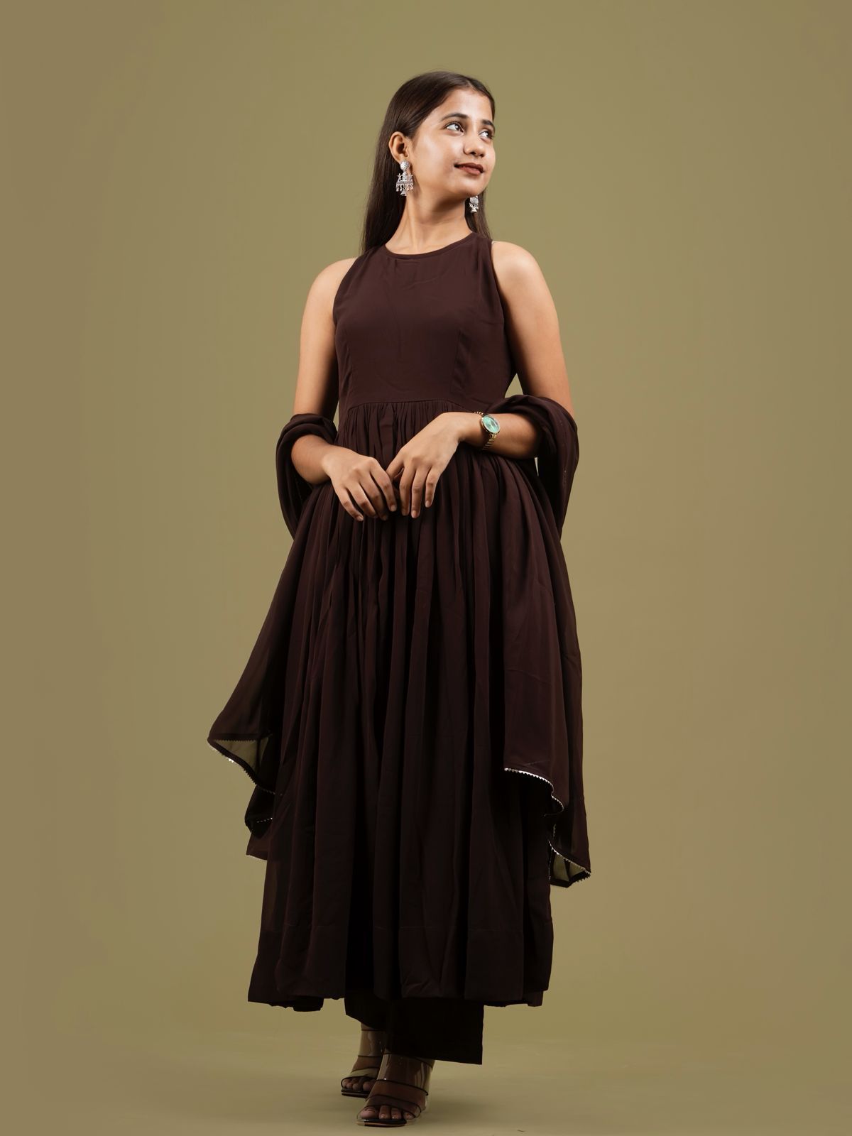 Timeless Coffee Brown Kurta Set