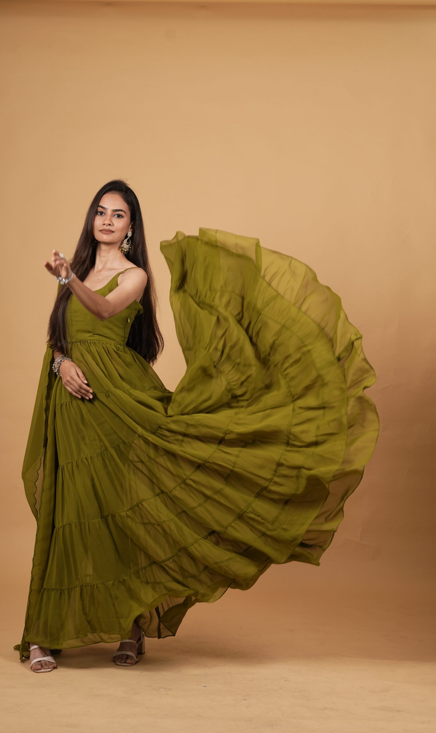 Blooming Olive Green Tyre Suit Set