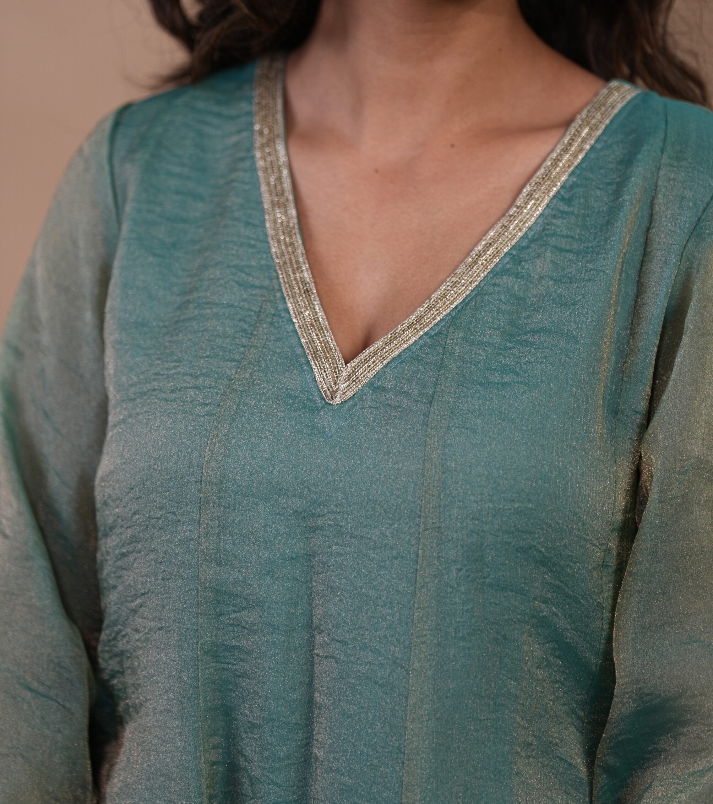 Ethereal Sage Green Suit Set - Image 3