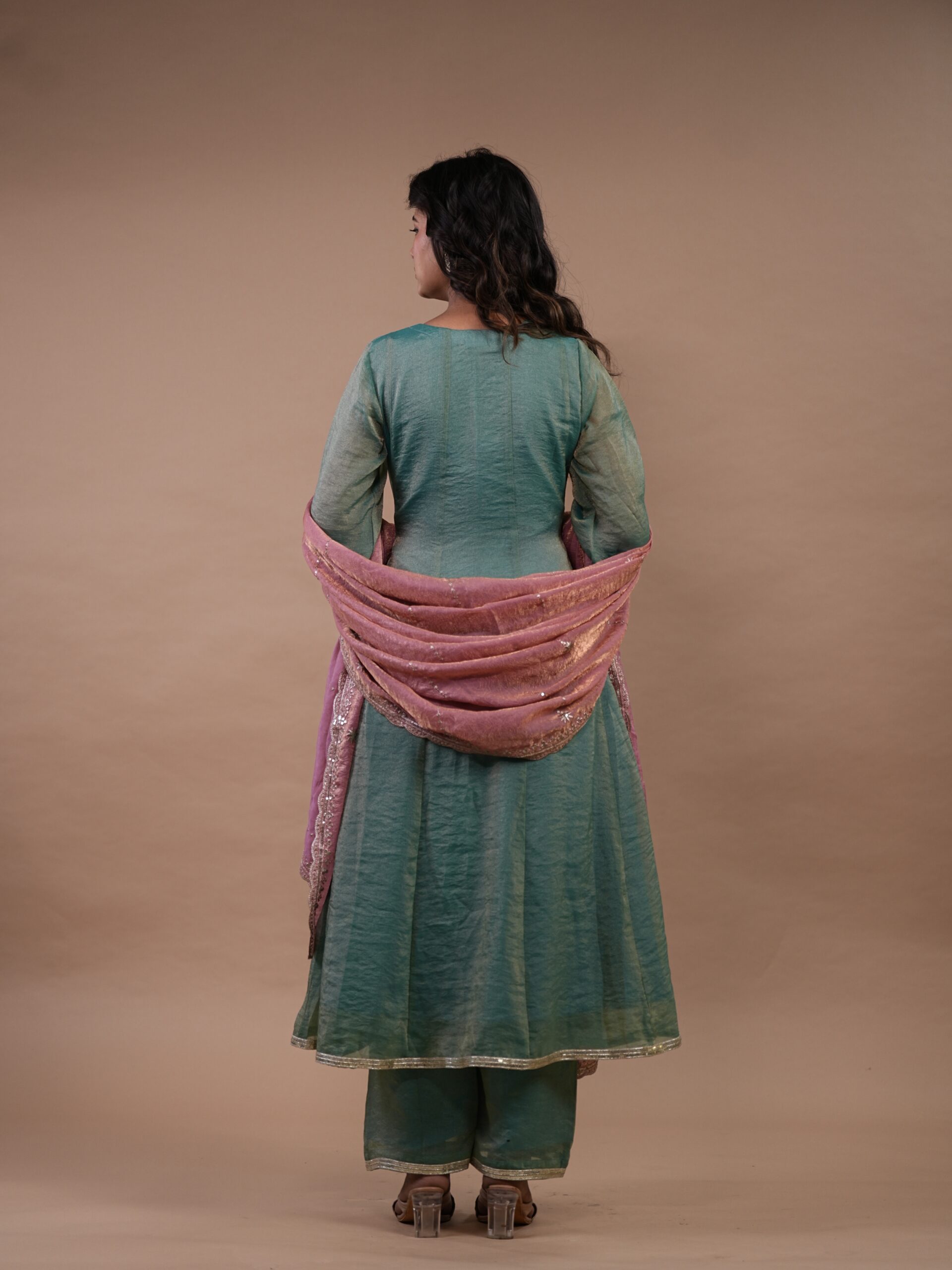 Ethereal Sage Green Suit Set - Image 4