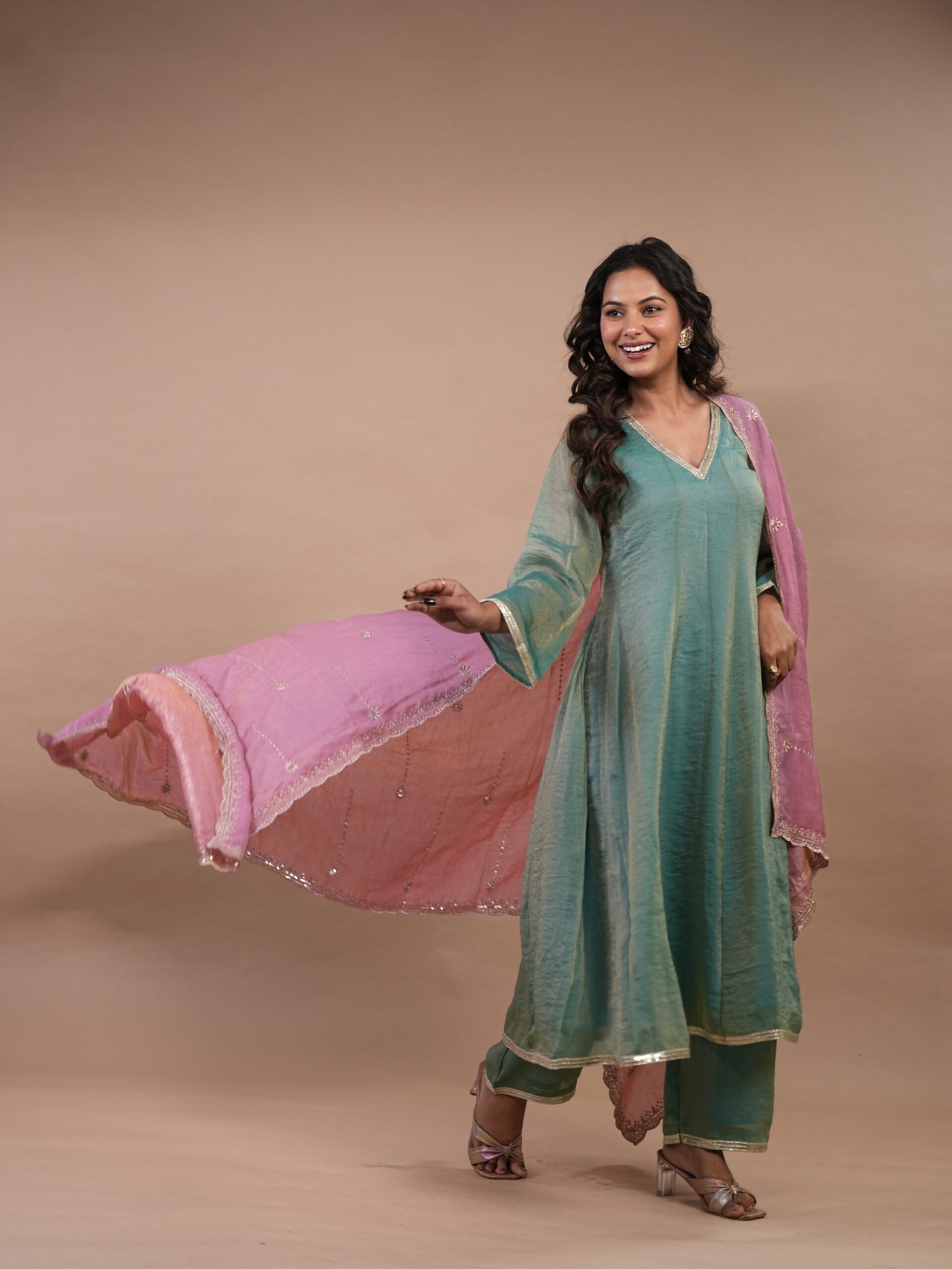 Ethereal Sage Green Suit Set